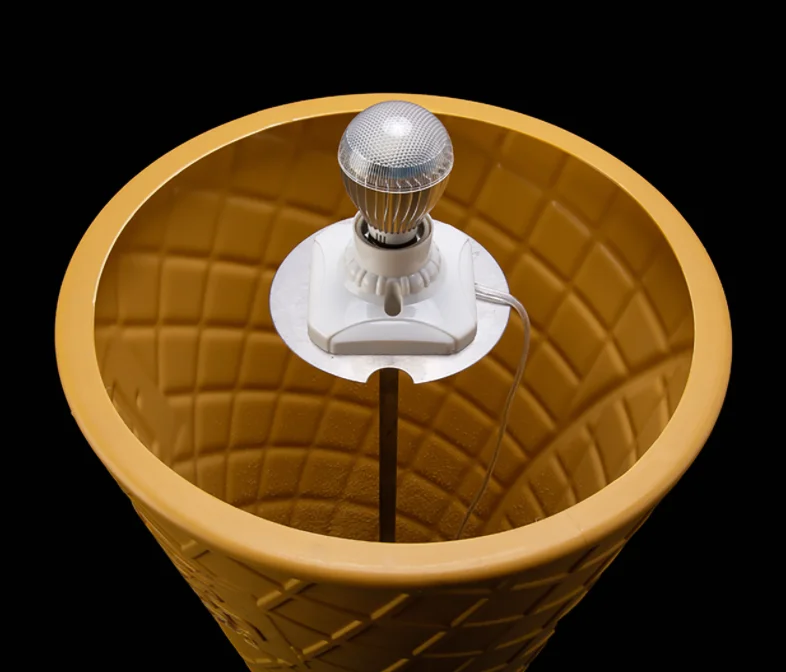 Pasmo L1 2021 Новый 1 6 м 3D меняющий цвет Мороженое модель лампы с дистанционным управлением для
