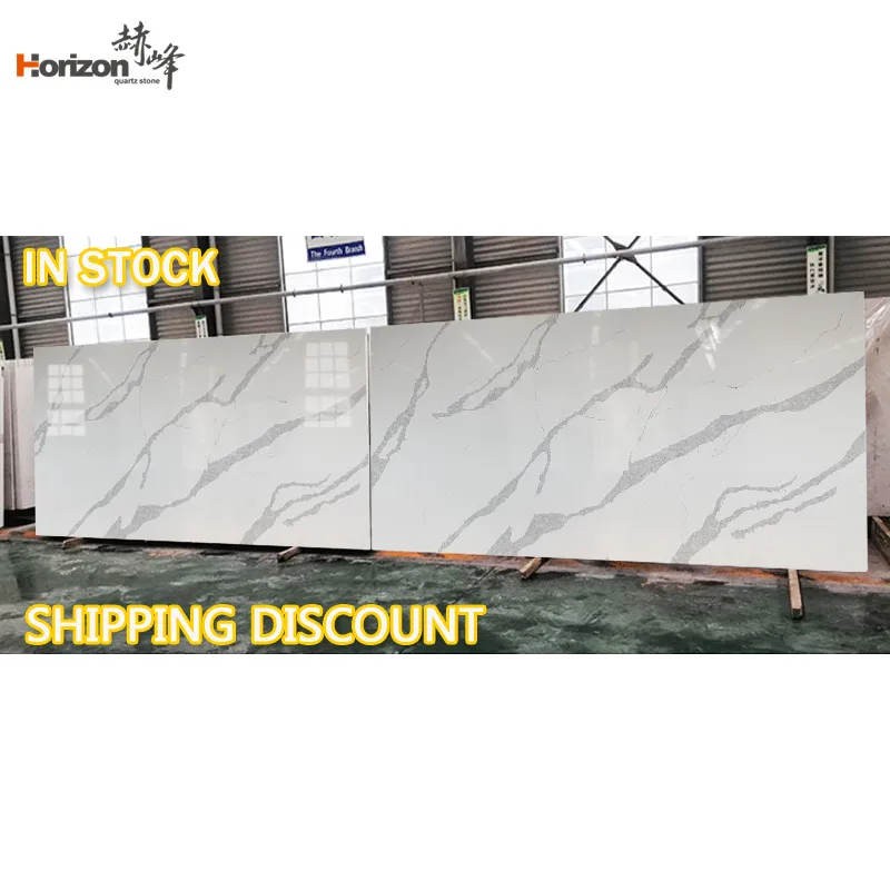 Кварцевые столешницы Horizon starlight pure spark white calacatta