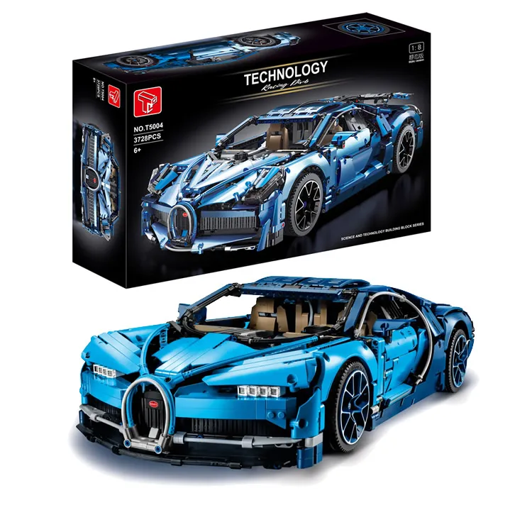NEW ARRIVAL T5004 Taigaole 1:8 Sport Racing Car  Model Bricks Assembly DIY Toys High-Tech Famous Sports Simulation Car
