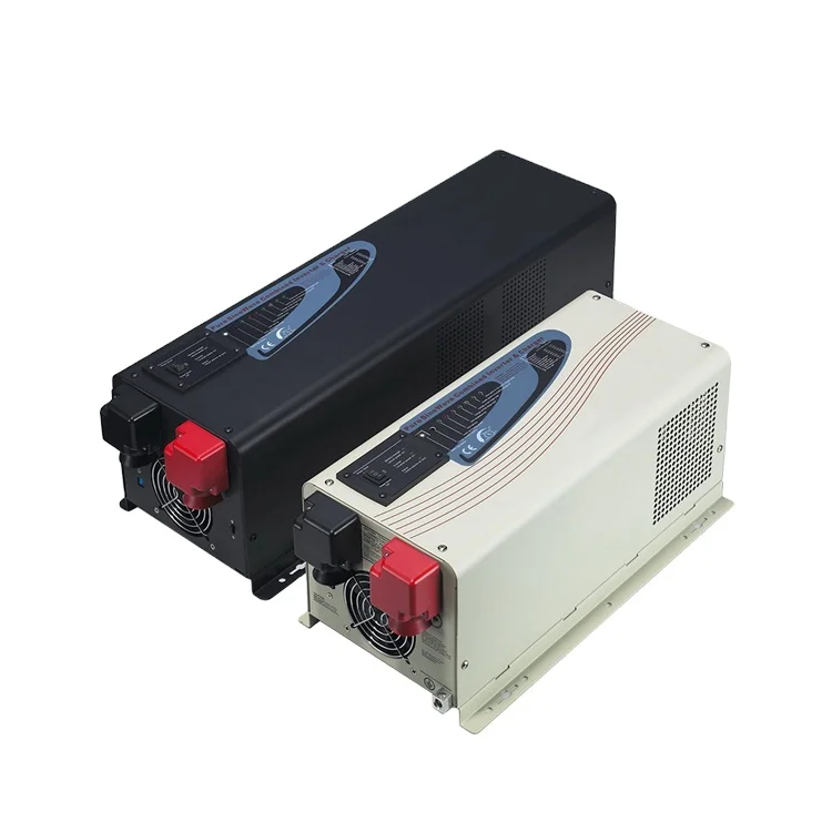 Single phase home use pure sine wave power inverter 12V to 220V with battery charger and solar charger controller 2000W with AVR