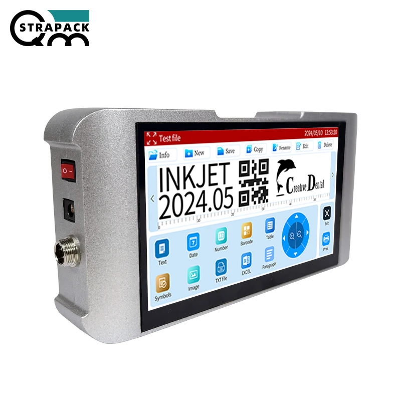 QMSTRAPACK Online Inkjet printer qr code pakistan Turkey Singapore Russia Korea United Arab Emirates South Africa