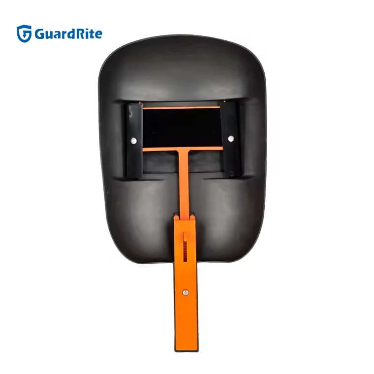 Customizable Black Welding Face Shield Worker Head Protection Helmet With Handle