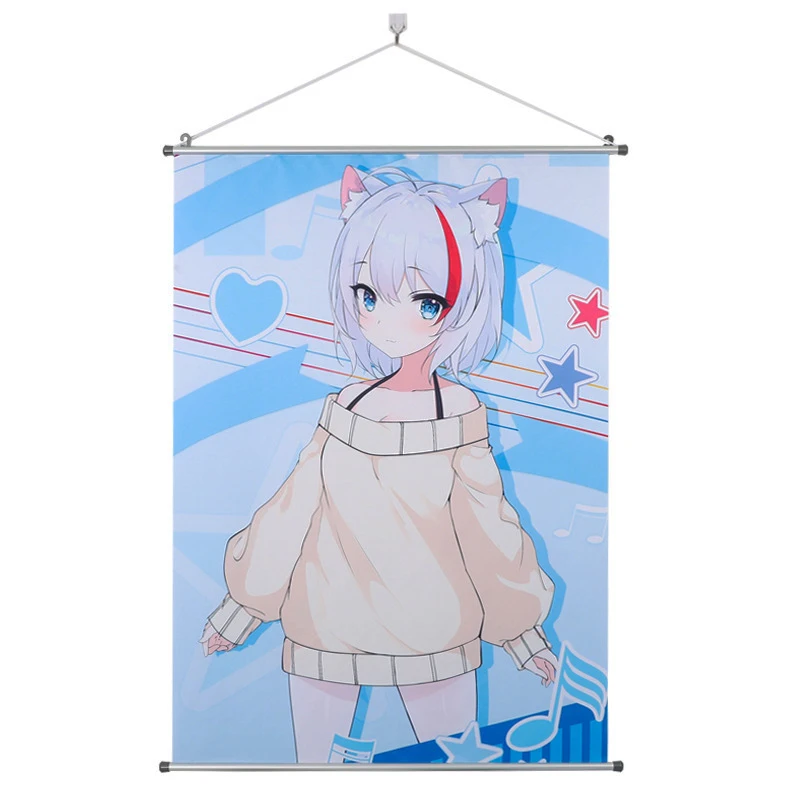 Custom Anime Posters Self-adhesive Wall Art Retro Posters for Home Paper Sticker Kawaii Room Decorative Painting Poster