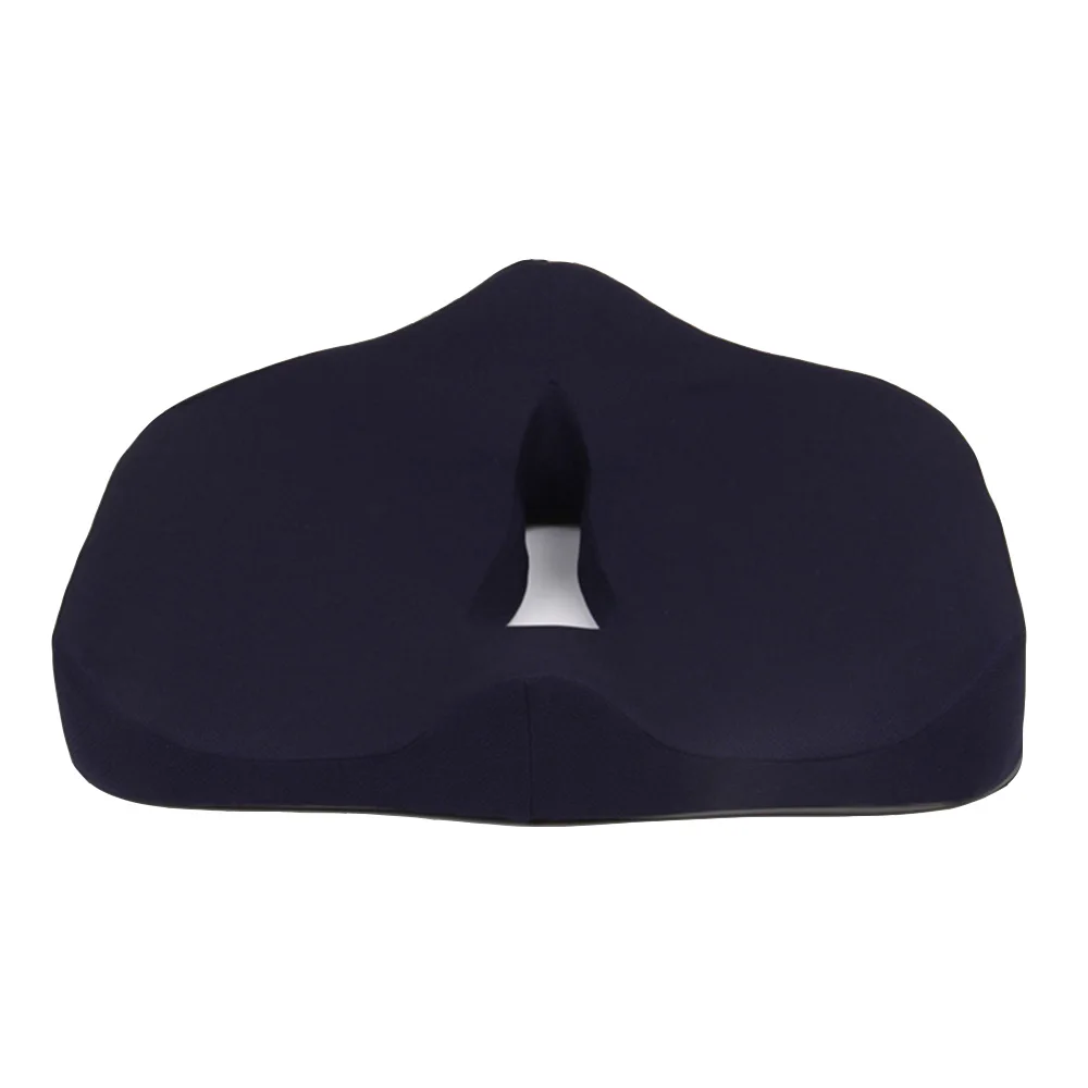 Hill Shape Organic Coccyx Orthopedic Hemorrhoid Blood Circulation Gel-Enhanced Cooling Gel Memory Foam Seat Cushion