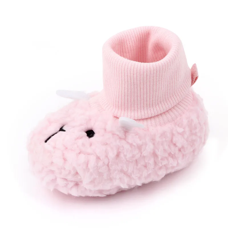 OEM BB10024 Fashional Lace Up Kids Soft Sole Infant Toddler Newborn Bowknot Casual Shoes Leather Baby Girls Shoes