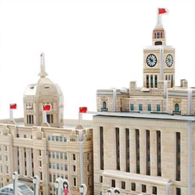 Customized 3D Jigsaw Puzzles for Kids and Adults Gifts DIY Toy Paper Miniature Model City Famous Building Assemble