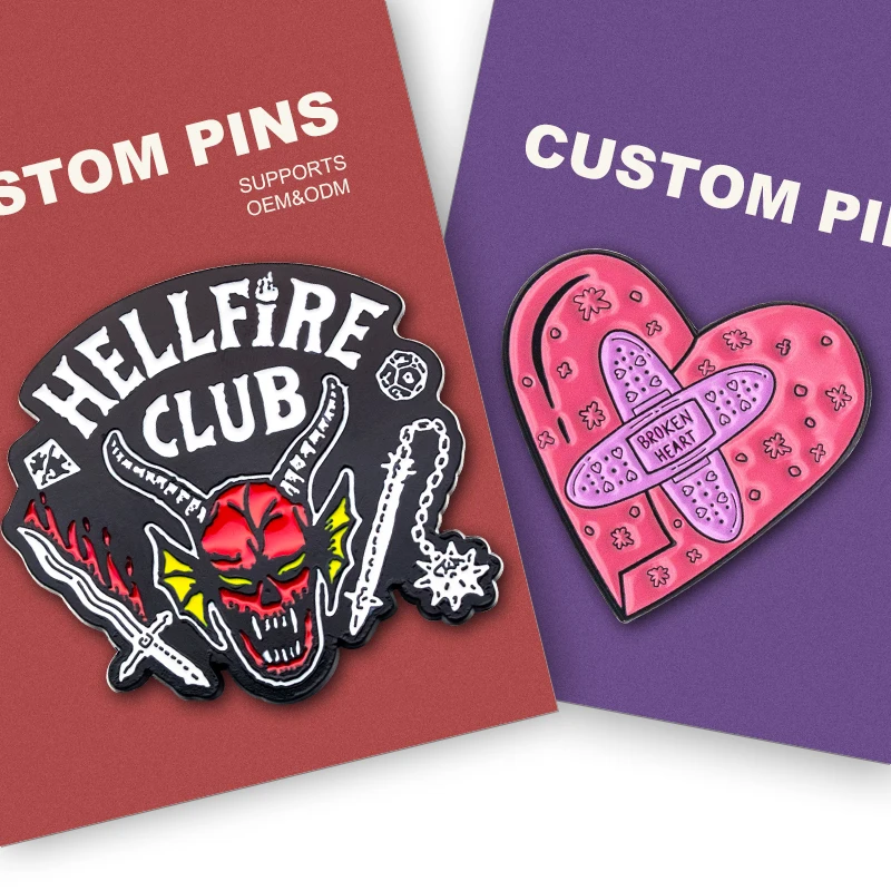 Metal Pins Wholesale Espanol Mexico Anime Personalizados Hard Gold Brooch Enamel Custom Pins Metal Logo Badges