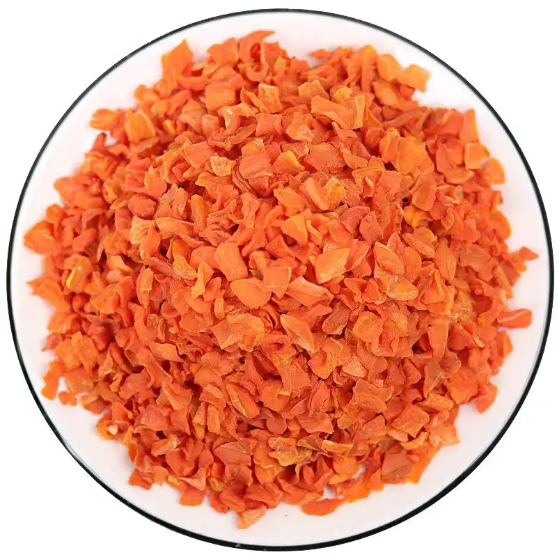 HUAOU Factory Supply Dried Carrot Granules New crop air dried dehydrated vegetable Cheap Price dried carrot flakes
