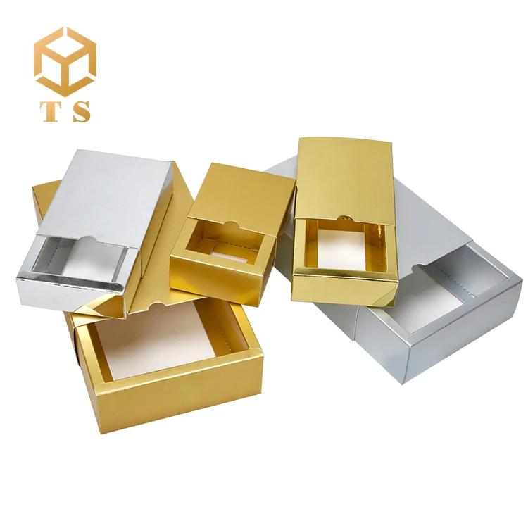 
Custom Printing Hard Rigid Cardboard Sliding Box With Ribbon Rope Gift Sleeve Drawer Box Packaging 