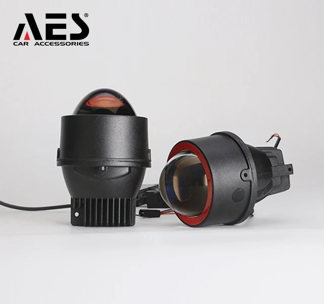 AES Auto Bi-LED 3.0 inch fog light High low beam lamp 12V 40W bi led fog lens for Car lighting system retrofitting