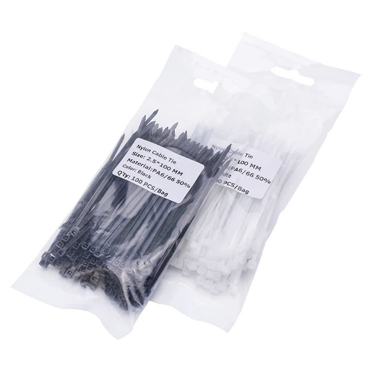 UV Resistant Zip Ties black Self Locking Plastic Cable Tie self locking nylon cable tie