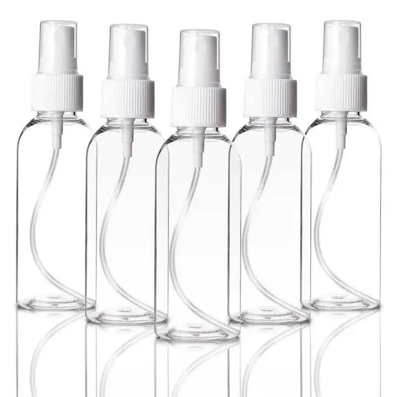 Wholesale Empty Transparent and White 10ml 15ml 20ml 25ml 1 oz 30ml 50ml 60ml 80ml 100ml 120ml 150ml Plastic Spray Bottles
