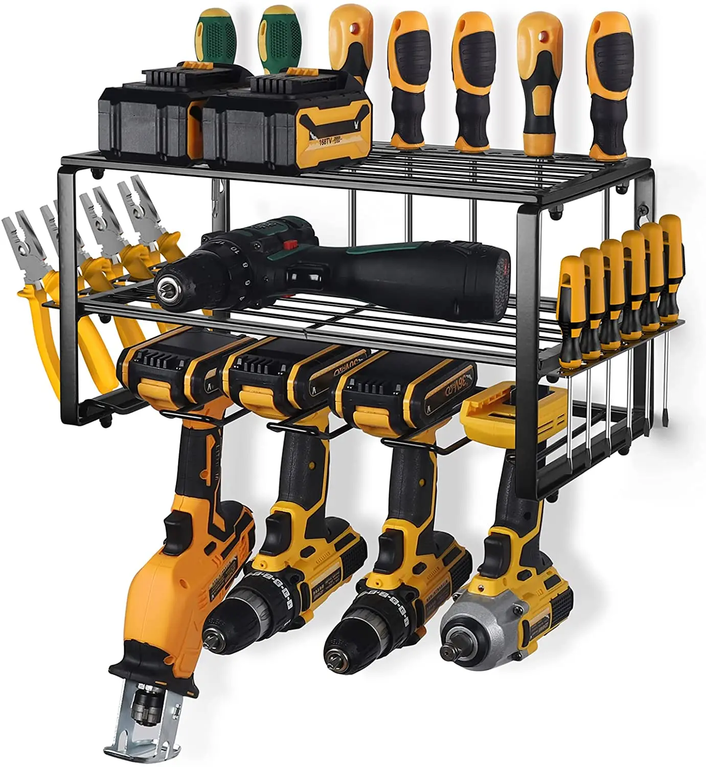 Высококачественный органайзер для хранения электроинструментов в гараже, садовый стеллаж для хранения инструментов