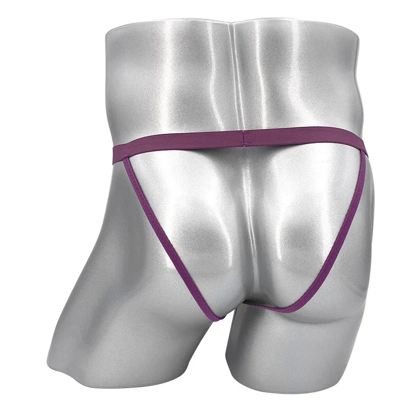 Manufacturers Comfortable Breathable Mesh Underwear Low Waist Sexy Quick Dry Thong For Young Men