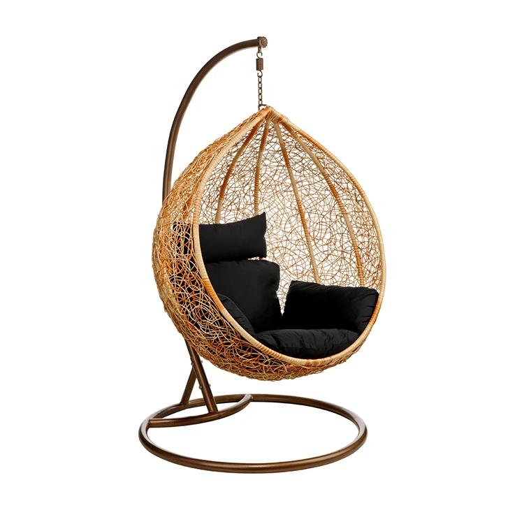 High quality swingchair indoor standing toddler swing big loading capacity bamboo wood hammock chair stand