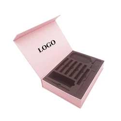 Милый розовый Подарочный пакет на заказ, крафт/крафт-бумажные коробки, упаковочные коробки с логотипом