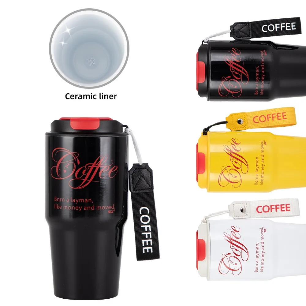 XJH Wholesale large-capacity coffee mug with 20oz ice mug ceramic mug high-value Coke Cup water bottle