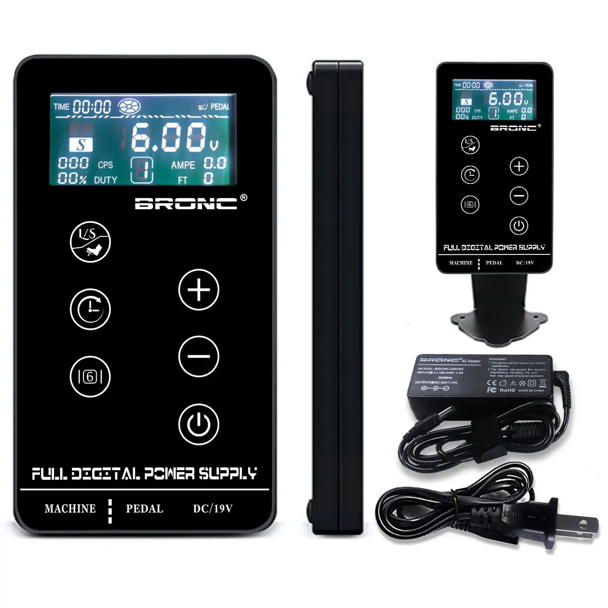 Factory Direct Sale Power Supply Profesional Hand Touch Adjustable  Tattoo Power Supply