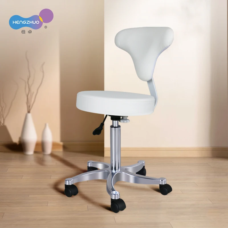 Высокое качество парикмахерский стул регулируемый гидравлический со спинкой и колесами салонная мебель для парикмахера