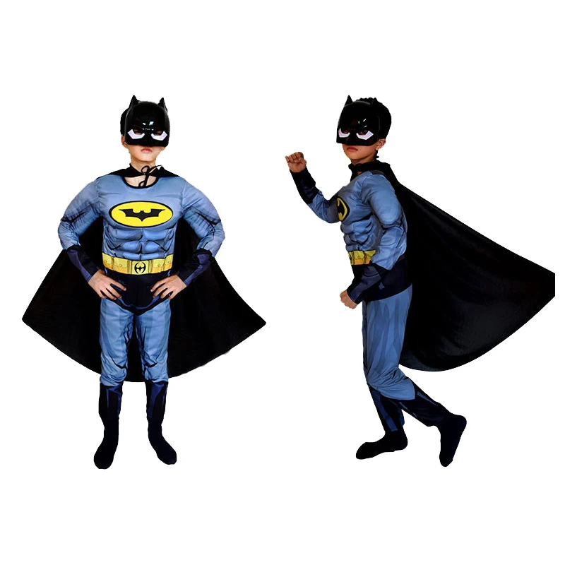 Superhero Kids Clothes Child Cosplay Costume Halloween Bat Costumes For Kids Boys