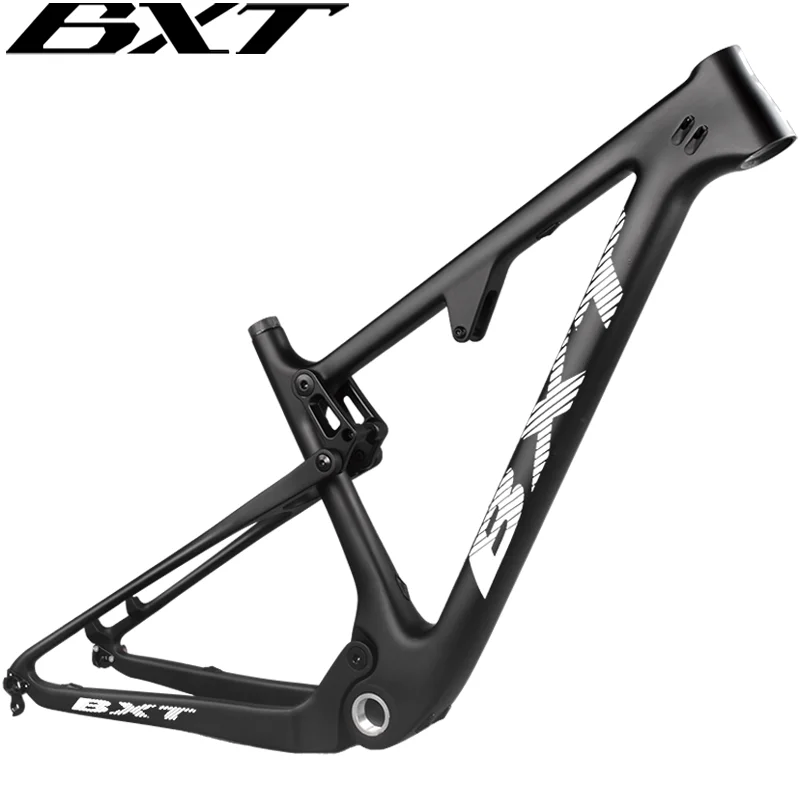 BXT MTB Carbon Frame Full Suspension 29er Travel 100mm Disc Brake MTB Carbon Frame 29er Full Suspension Boost Type