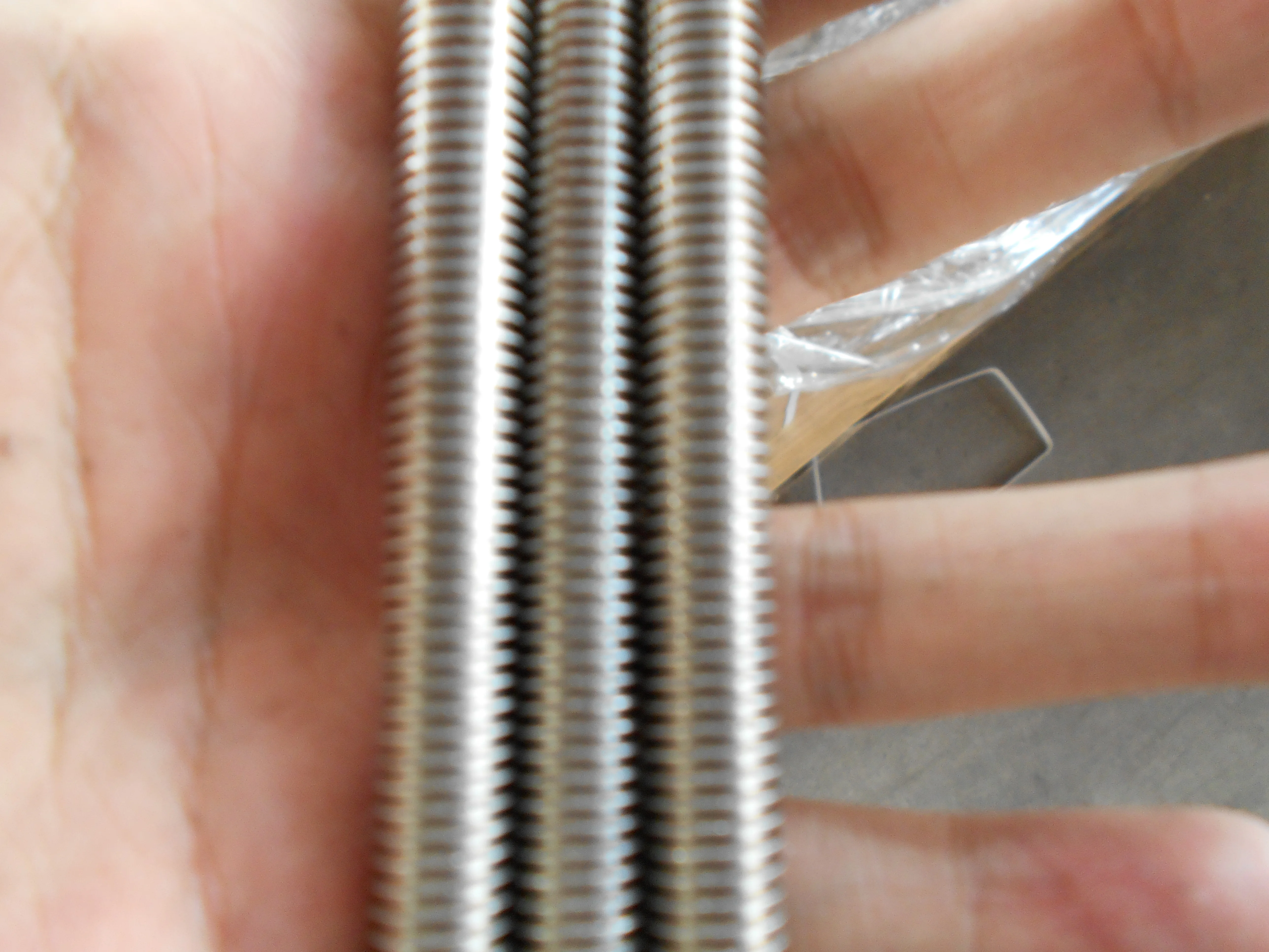 in stock all specifications TP321 stainless steel trapezoidal threaded rods/drill bits