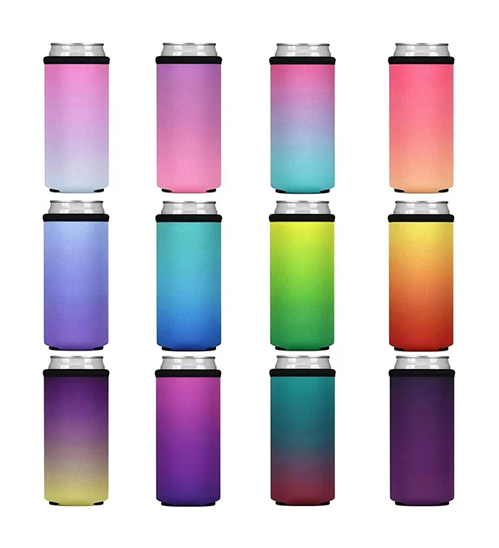 Soft neoprene promotion foldable large folding thermal beer can cooler bag with oem customized waterproof insulated bag cooler