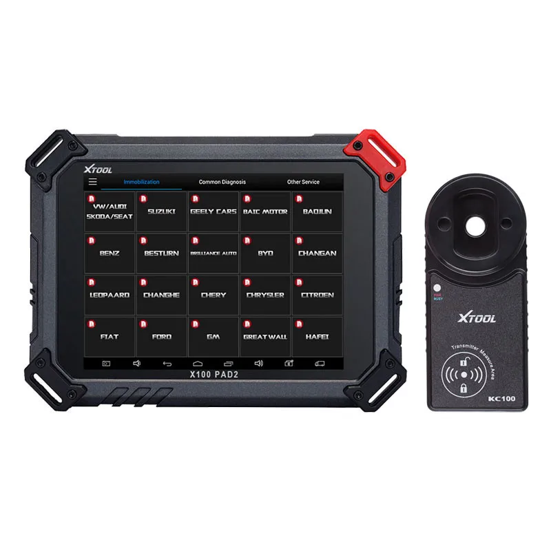  Профессиональный автомобильный диагностический инструмент XTOOL X100 PAD2 Pro OBD2 с ключевым программатором для VW 4-й 5-й иммобилайзера и регулировкой