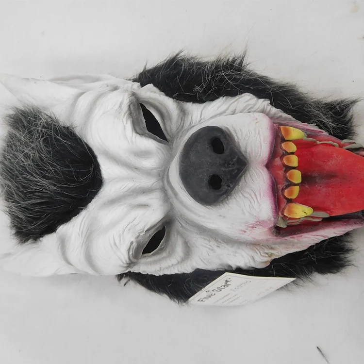 
Halloween Terrifying scary Full Head Animal Latex Masks custom party ugly face mask 