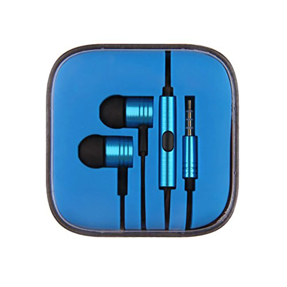 100% original Mi3/4 Earphone Piston Basic Version In-Ear 3.5mm with Mic Wire Control For xiaom hone Samsung Redmi Earphone