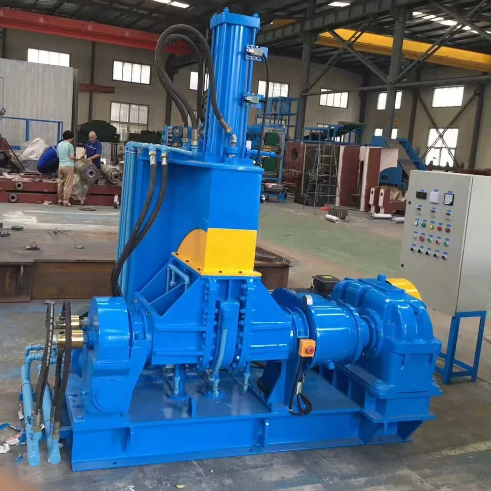 XSN 110L гидравлический Наклонный Банбери интенсивный резиновый тестомес/резиновый смеситель