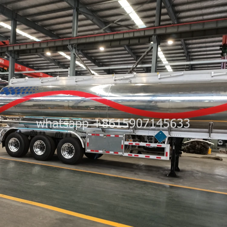 CLW 38000liters 42000liters 43000liters Aluminium petrol tanker semi trailer oil fuel tanks truck for sale