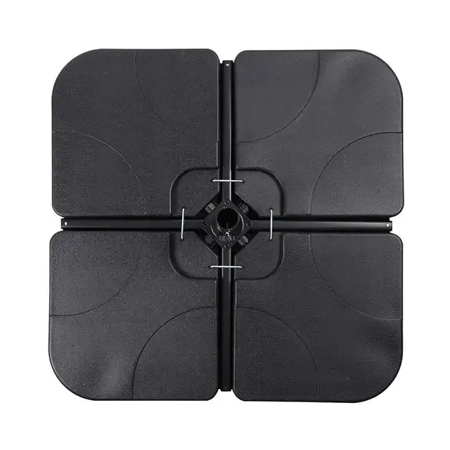 Custom garden folding sun terrace umbrella base outdoor beach cantilever umbrella base stand outdoor patio umbrella base stand