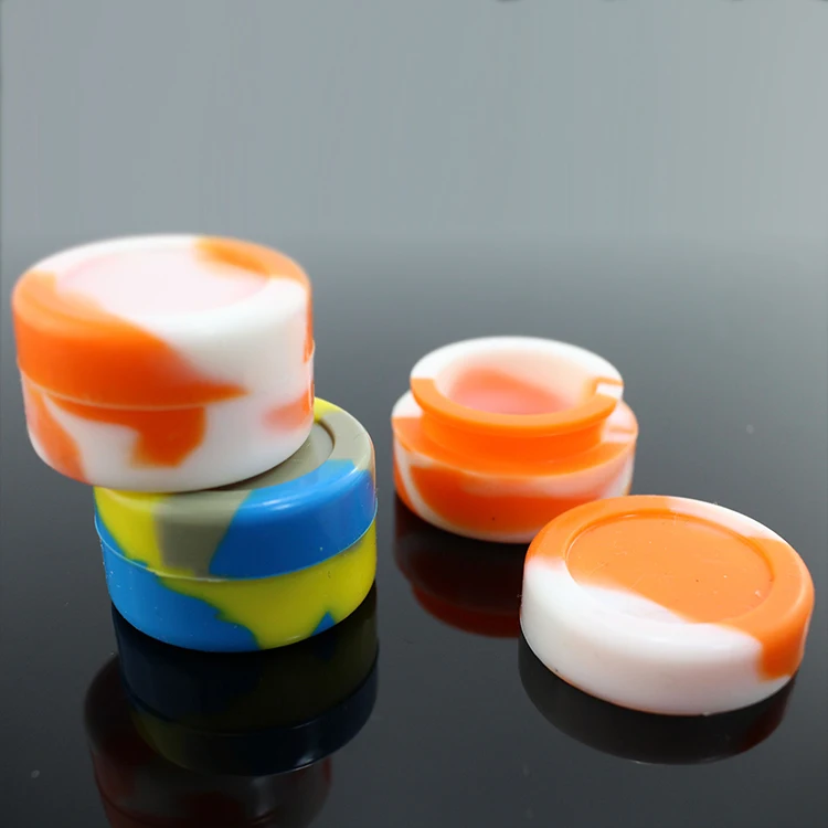 China Factory Price Mini 8ml Silicone rosin Wax  Dab Container Wax Liquidizer