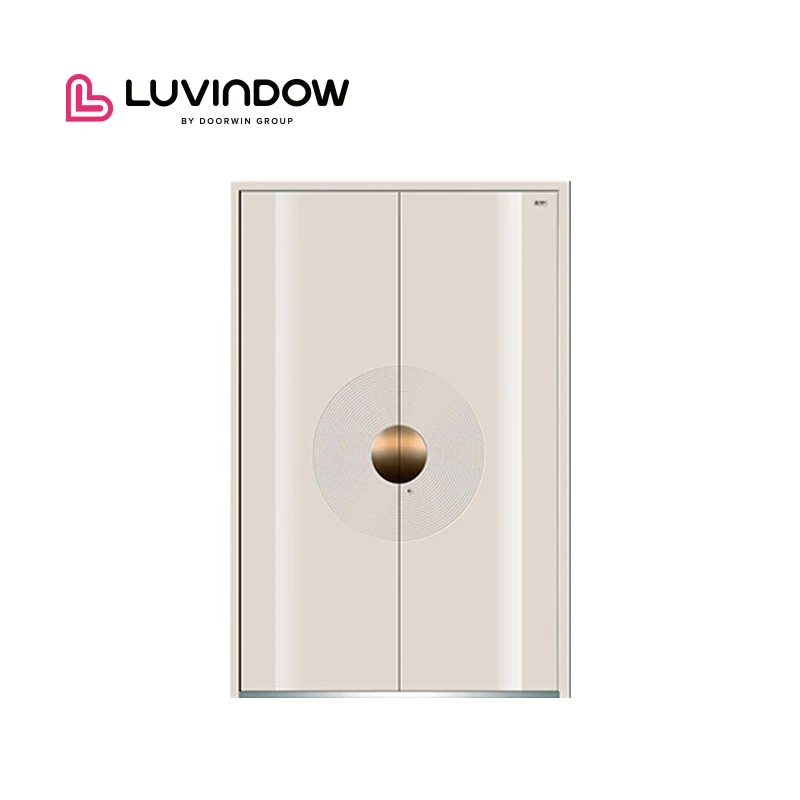 Custom Size Laminated Tempered Glass Hinged Aluminum Swing Glass Doors Casement Door Double Glazed Aluminum Patio Hinged Doors