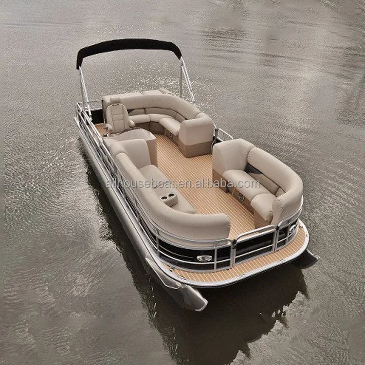 Factory Price High Quality Luxury Party Pontoon Boat 29FT 20 Passengers Large Space Pontoon Boat