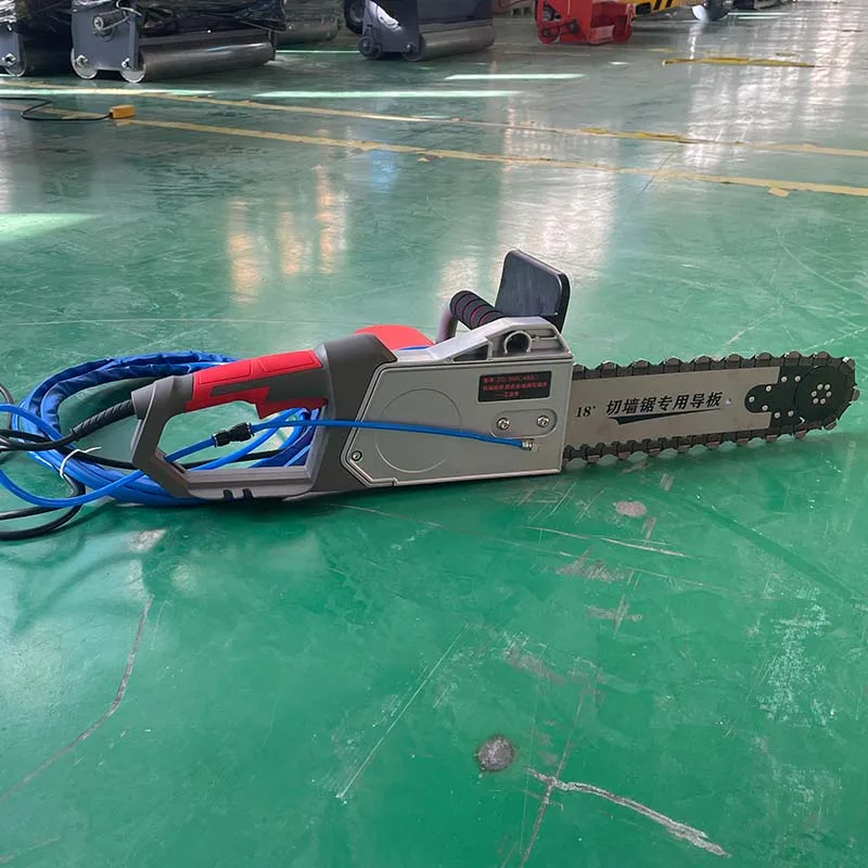 New Electric Chain Saw Wall Cutting Machine Manual Concrete Cutter with Diamond Saw Cutter Core Components Including Engine Pump