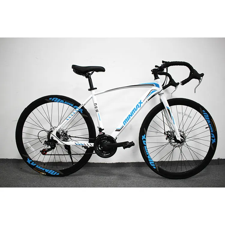 MINMAX Hot Sale Factory Direct Selling 21 Speed Steel Road Bike Mountain bike shock absorption bicycle 28 inch disc brake BIKE