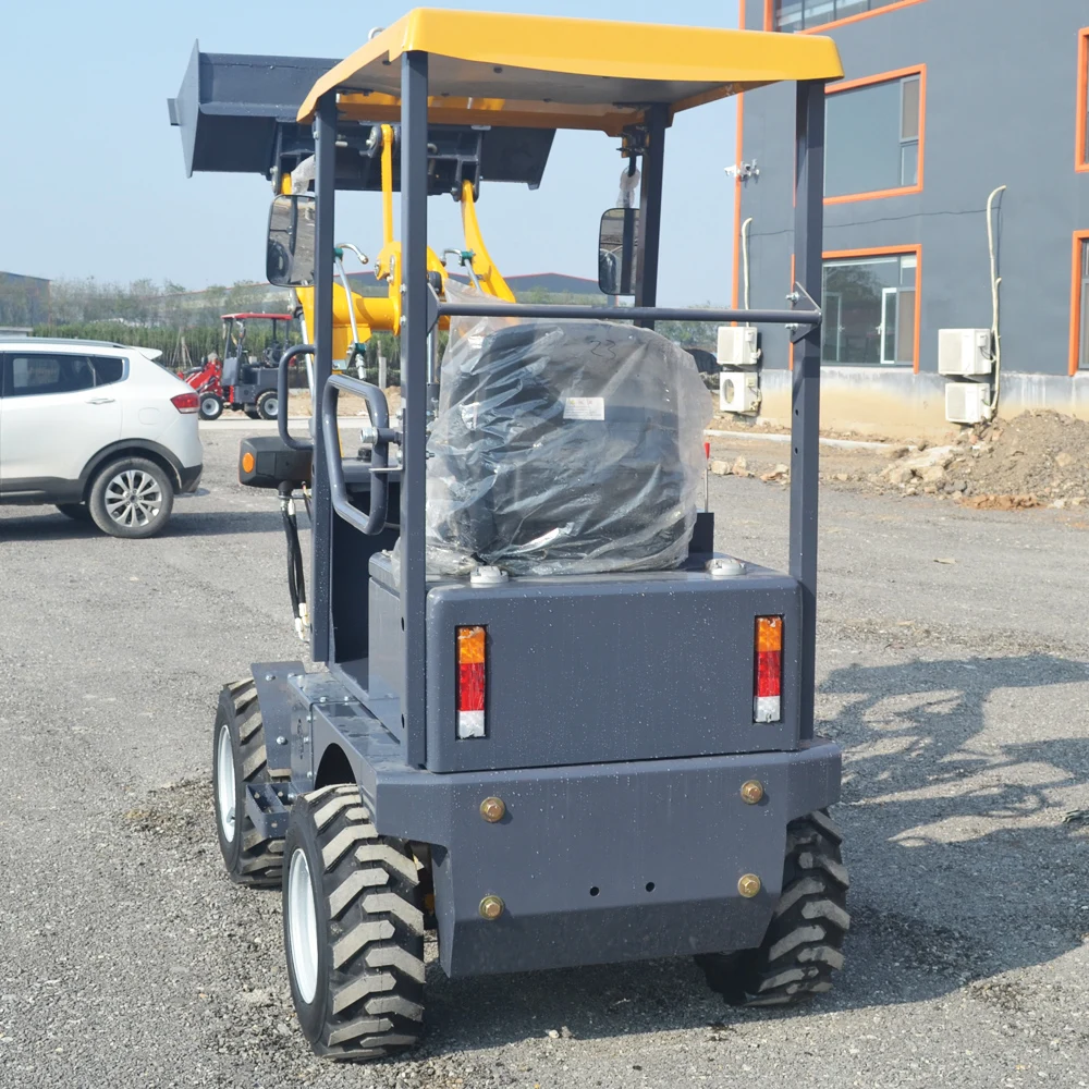 compact  electric 4 way reach mini loader solute 4 wheel  4x4 l880 1 ton electric motor for mini loader