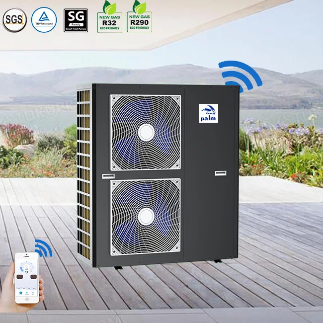 Китайский завод R32 R290 warmepumpe тепловой насос инвертор воздух-вода pompa ciepla