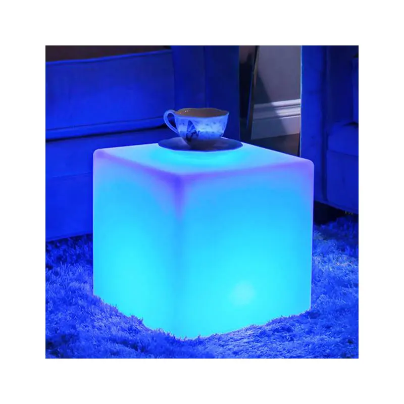 Светодиодный акриловый куб с подсветкой красивый светящийся 20x20 дюймов 40 см