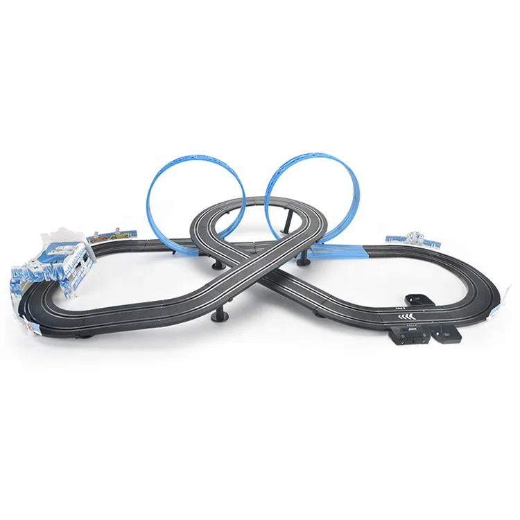 The latest High Quality children favorite electric toy 1:64 competitive track racing car