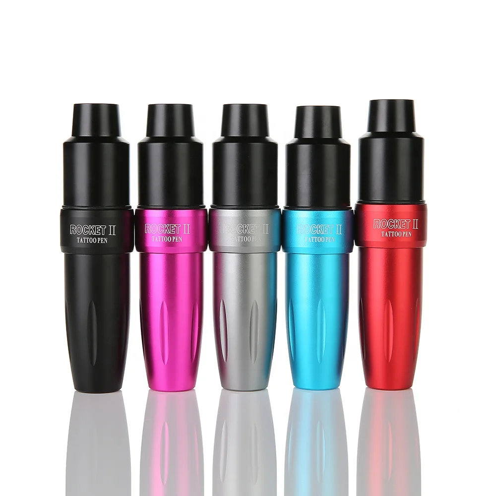 Professional Rotating Rocket II RCA Tattoo Pen Gun With Lightweight Powerful Japan Motor Tattoo Pen For Linner & Shader