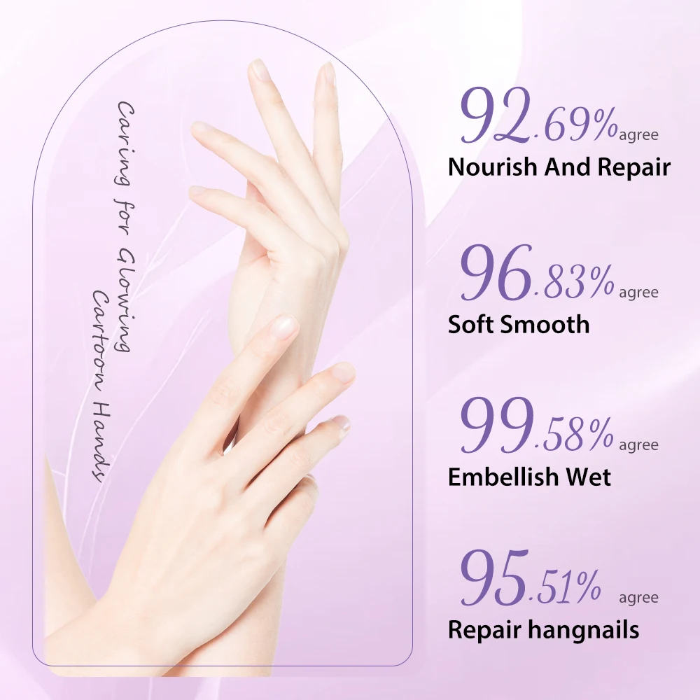 Private Label OEM Lavender Moisturizing Hand Sheet Mask Hand Care Softening Smoothing Nourishing 40g MOOYAM Lavender Hand Mask