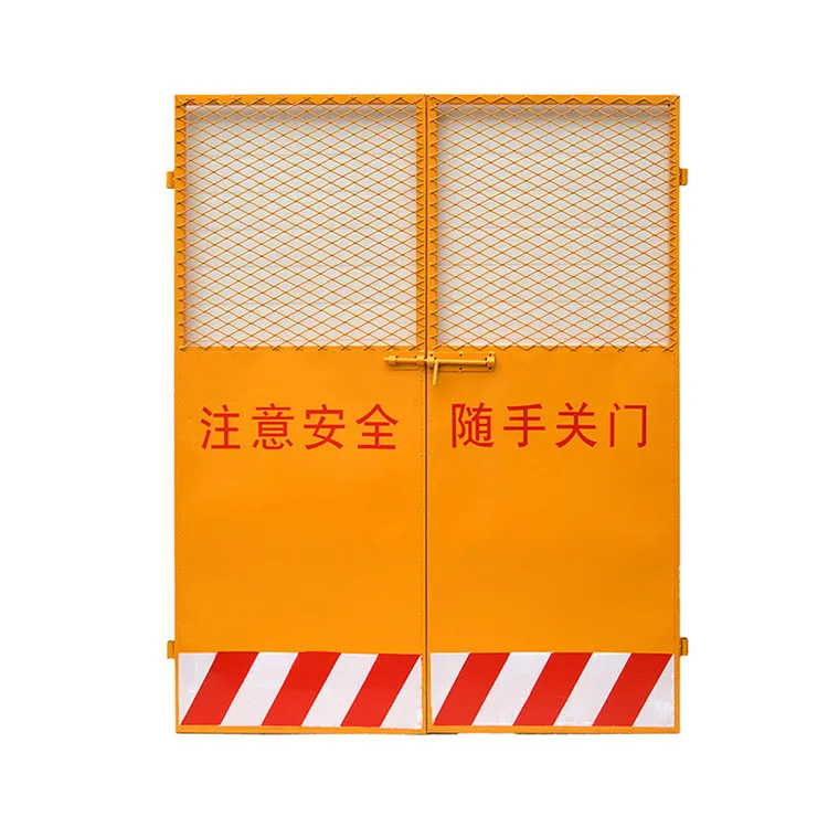 Factory Wholesale Price Steel Material Construction Elevator Door Safety Protective Door