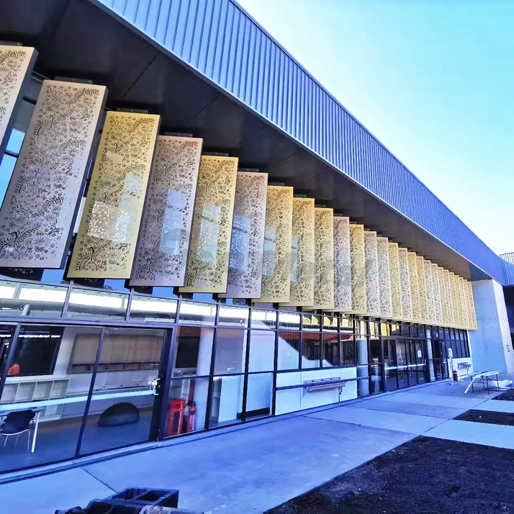 Modern Design Decorative Facade Panels Aluminum Mashrabiya Window Grille for Curtain Walls and Aluminum Facades