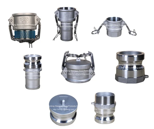 Stainless Steel SS 316 304 Male Adapter x Female Thread Type A