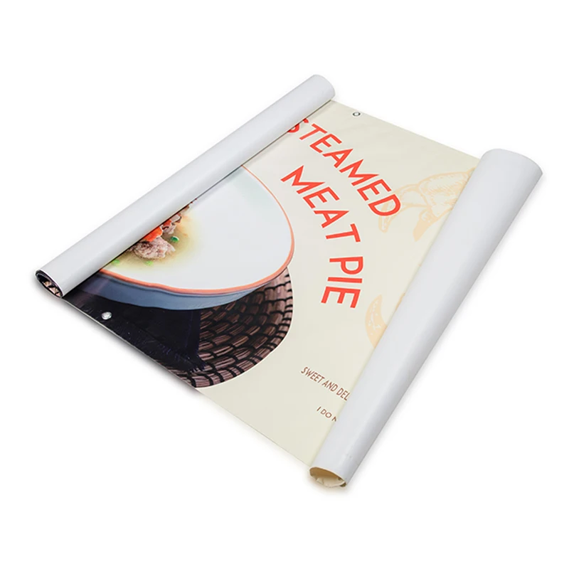 Пользовательские Открытый водонепроницаемый полноцветный печать уличный баннер ПВХ виниловый для рекламы