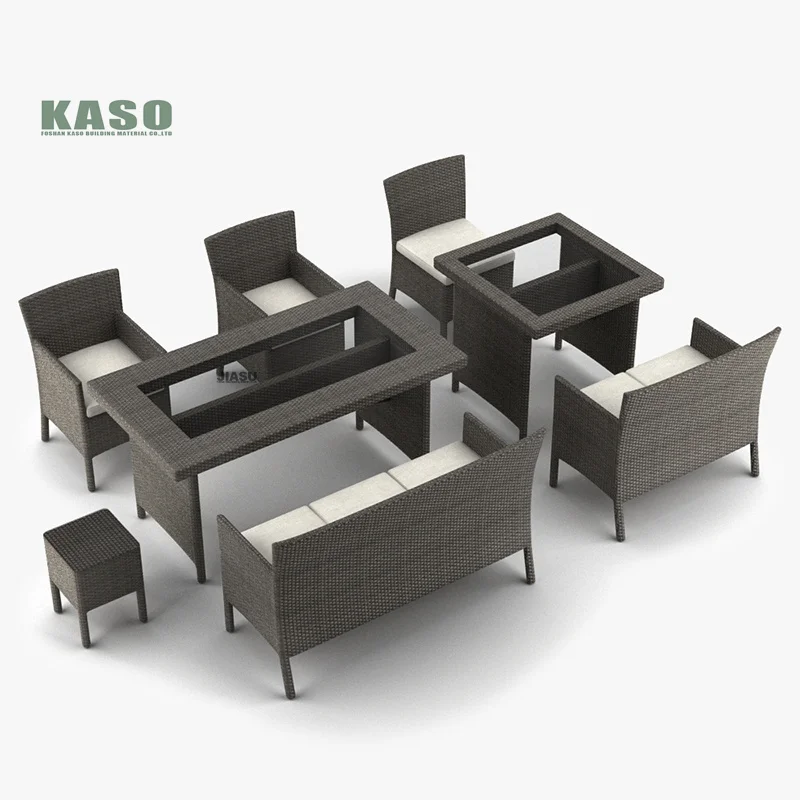 China Import Custom Luxury Outdoor Sofa Set Sale Garden Chair Patio Latest Canada Waterproof Aluminum Pe Rattan Furniture