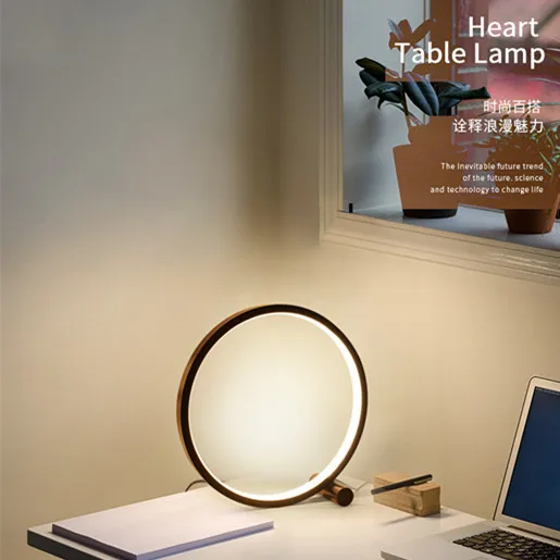 round shape Modern table lamp friendship lamps touch led desk lamp adjustable reading light